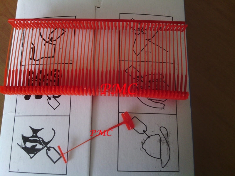 Tag Pin Merah untuk Hang Tag Ukuran 35 mm