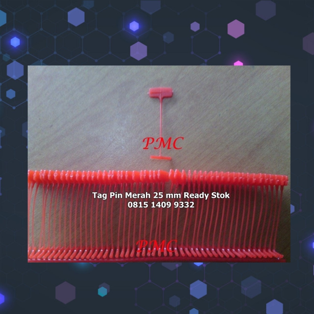 TAG PIN MERAH 25MM CITRA RAYA TANGERANG