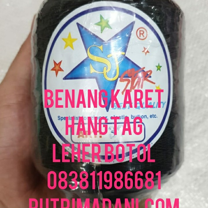 benang karet hang tag leher botol madu